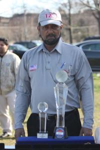 Mohiuddun Khawaja Tournament Committee with the winners trophy and replica