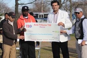 Stanislaus collect the runners-up check