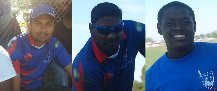 From r-l Terrence Madramootoo 3/9, Hemendrabose Persaud 42 and Danesh Deonarain 50 vs. NY Centurian