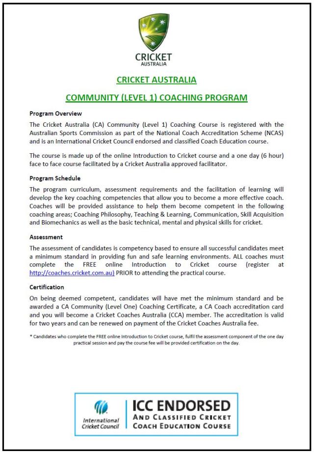 NY Level 1 Coaching 1