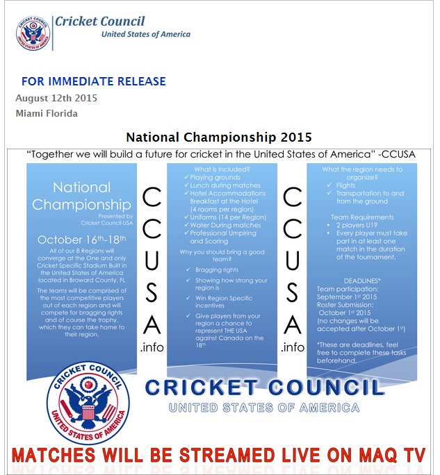 CCUSA Nationals